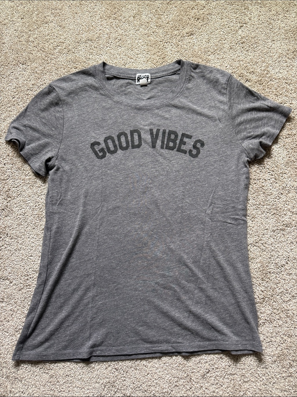 Sub_Urban Riot Gray 'Good Vibes' Short Sleeve Tee